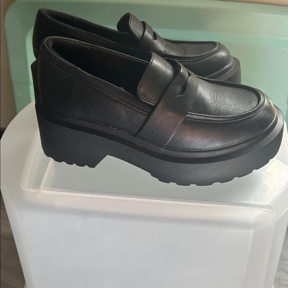 Target Women's Black Platform Loafers - Picture 4 of 7